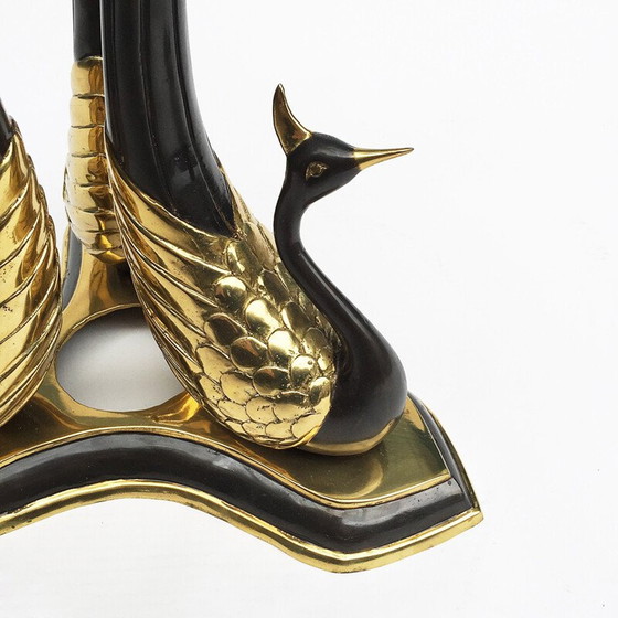 Image 1 of Table d'appoint en laiton vintage, 1970