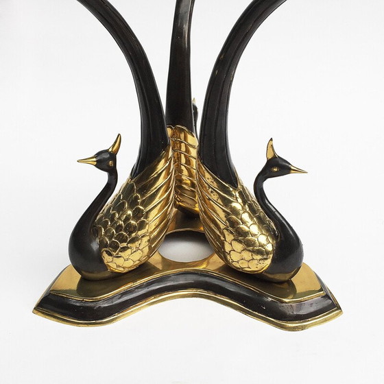 Image 1 of Table d'appoint en laiton vintage, 1970