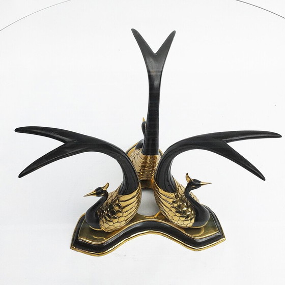 Image 1 of Table d'appoint en laiton vintage, 1970