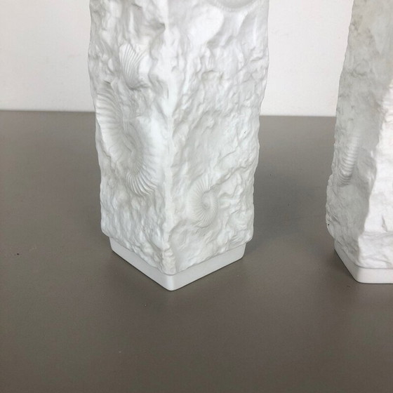 Image 1 of Paire de vases en porcelaine vintage par AK Kaiser, Allemagne 1970
