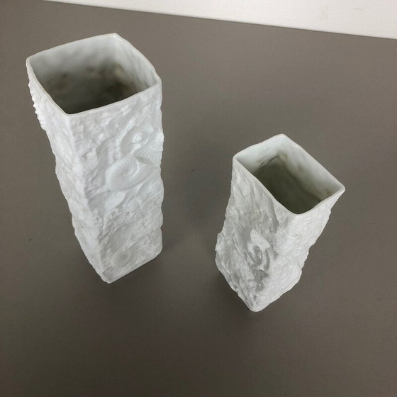 Image 1 of Paire de vases en porcelaine vintage par AK Kaiser, Allemagne 1970