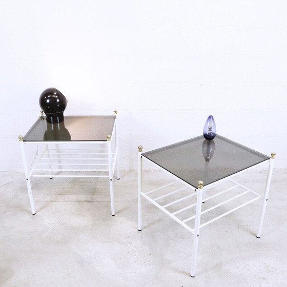 Image 1 of Paire de tables de chevet vintage, Suède 1970