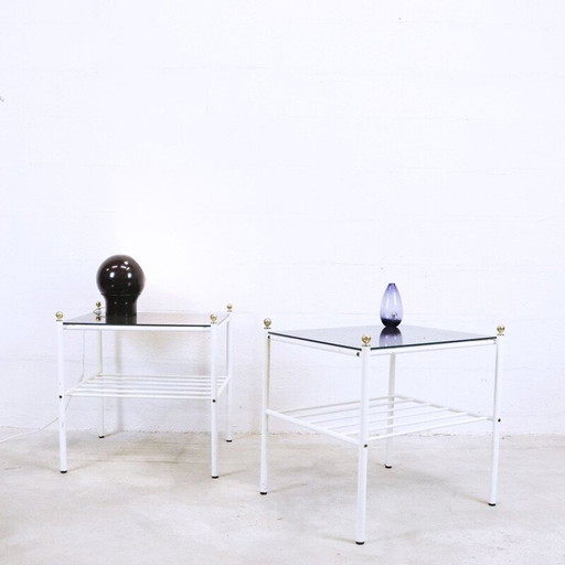 Paire de tables de chevet vintage, Suède 1970