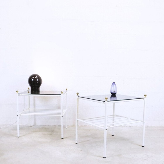 Image 1 of Paire de tables de chevet vintage, Suède 1970