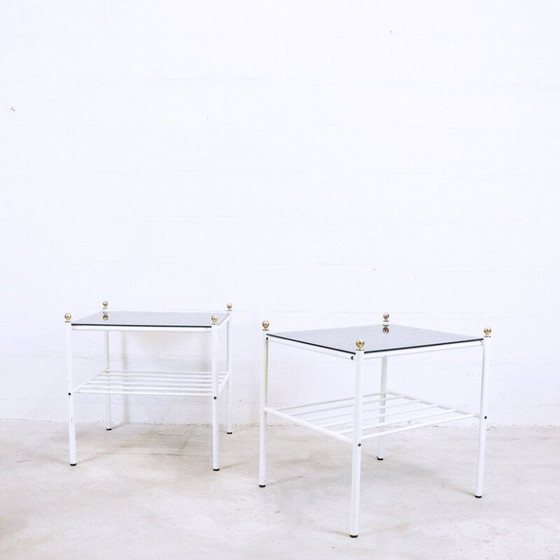 Image 1 of Paire de tables de chevet vintage, Suède 1970