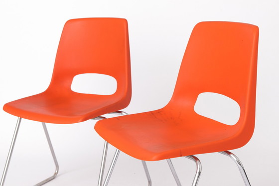 Image 1 of 2 chaises vintage en plastique, 1970, Pays-Bas