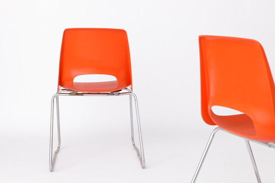 Image 1 of 2 chaises vintage en plastique, 1970, Pays-Bas