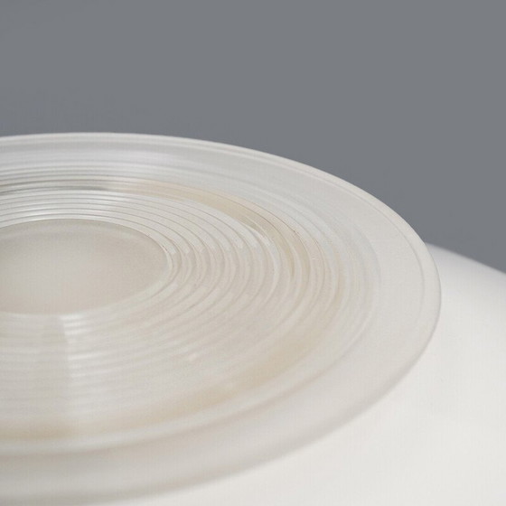 Image 1 of Plafonnier vintage "Quark" en métal et verre par Hans Von Klier pour Bilumen, Italie 1980