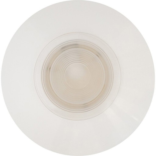 Plafonnier vintage "Quark" en métal et verre par Hans Von Klier pour Bilumen, Italie 1980