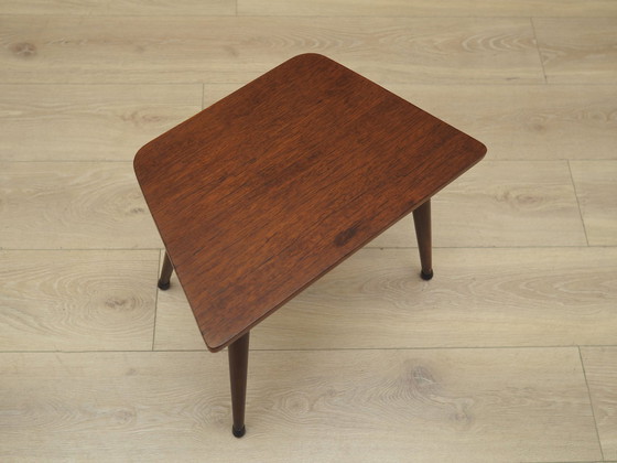 Image 1 of Tabouret en teck, Design danois, 1970S, Production : Danemark