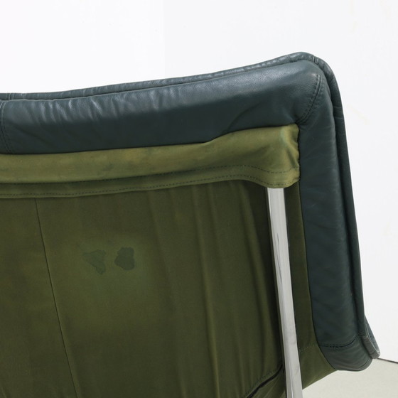 Image 1 of Fauteuil en cuir Teun Van Zanten Molinari, 1970S