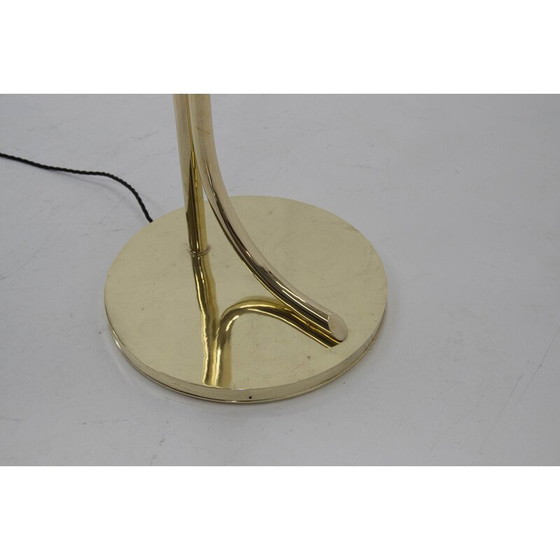 Image 1 of Lampadaire Ar Deco vintage en laiton, Tchécoslovaquie années 1930