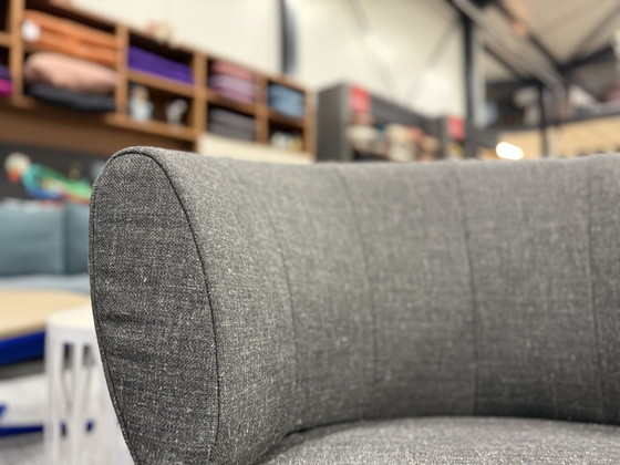 Image 1 of Rolf Benz 684 Fauteuil tissu gris Chaise pivotante