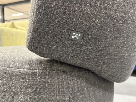 Image 1 of Rolf Benz 684 Fauteuil tissu gris Chaise pivotante