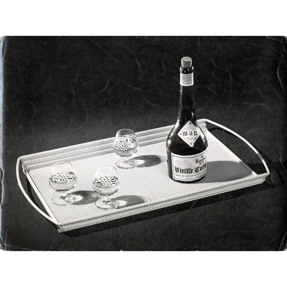 Image 1 of Plateau en métal Chambord vintage par Mathieu Matégot, 1950