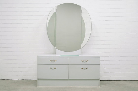 Image 1 of Coiffeuse vintage bleu clair