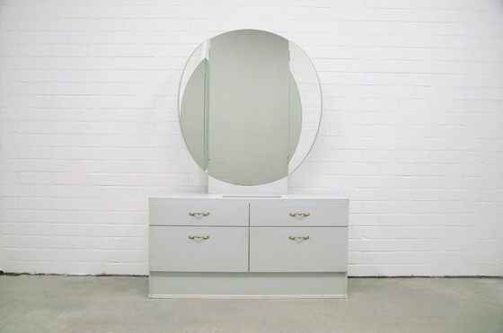 Image 1 of Coiffeuse vintage bleu clair