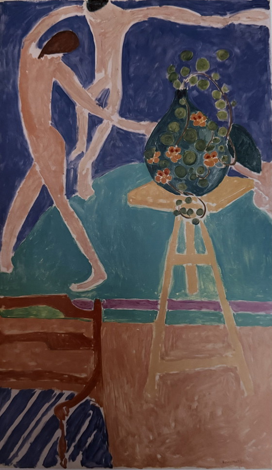 Image 1 of Henri Matisse : "Capucines avec le tableau Danse 1, 1912".