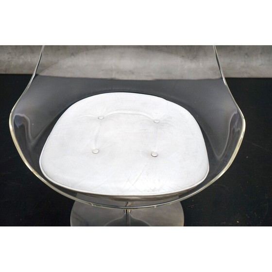 Image 1 of Chaise vintage en acrylique champagne par Estelle et Erwin Laverne, 1970