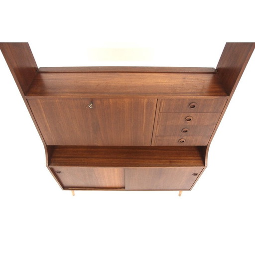 Secrétaire vintage en teck, Suède 1960