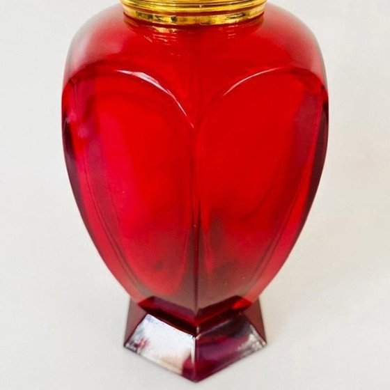 Image 1 of Lampe Berger Paris Athena Ruby Rouge lampe à parfum 1980 état neuf