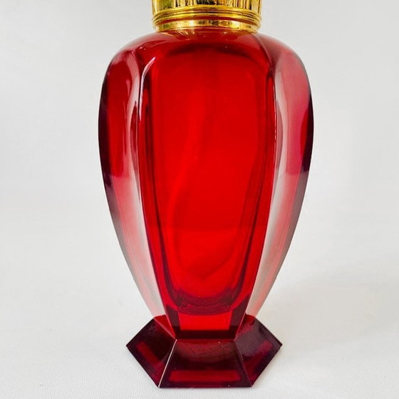 Image 1 of Lampe Berger Paris Athena Ruby Rouge lampe à parfum 1980 état neuf