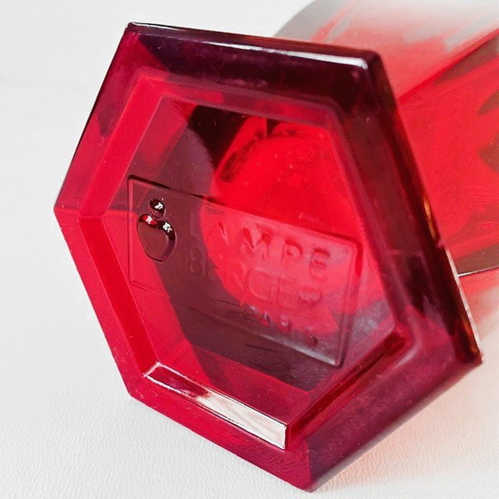 Image 1 of Lampe Berger Paris Athena Ruby Rouge lampe à parfum 1980 état neuf