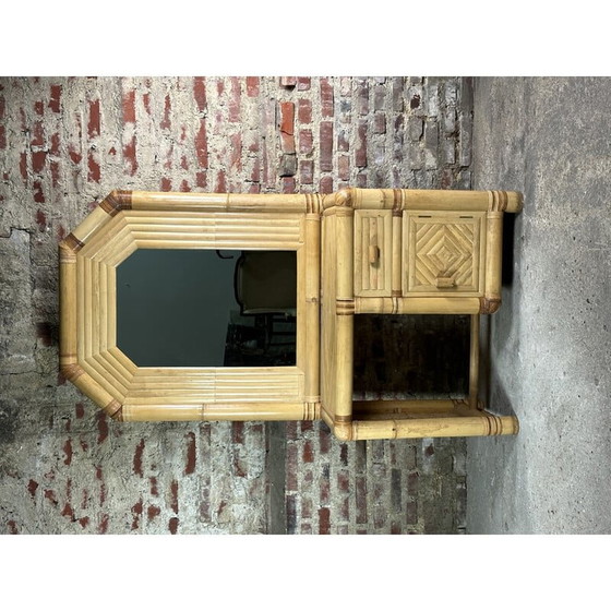Image 1 of Coiffeuse vintage en bambou, 1970