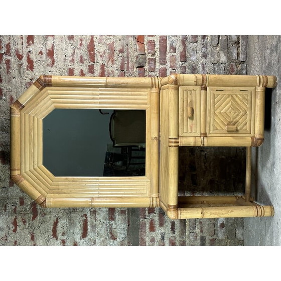 Image 1 of Coiffeuse vintage en bambou, 1970