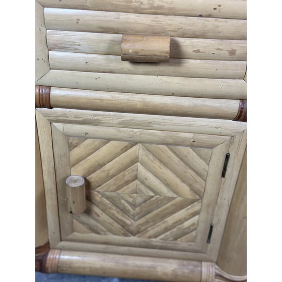 Image 1 of Coiffeuse vintage en bambou, 1970