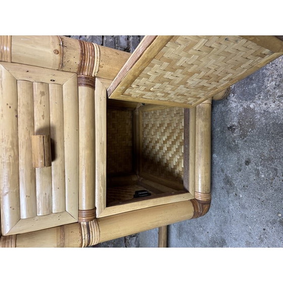 Image 1 of Coiffeuse vintage en bambou, 1970