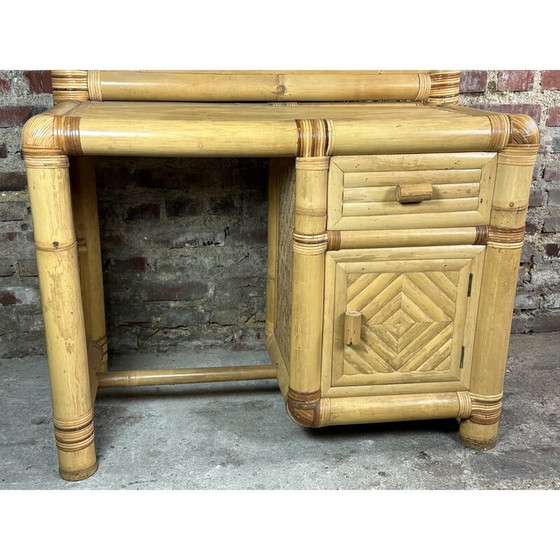 Image 1 of Coiffeuse vintage en bambou, 1970