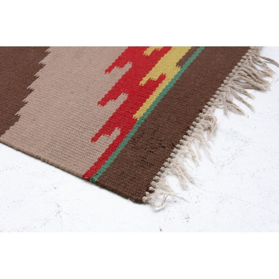 Image 1 of Tapis moderne Mid Century Kelim 1960s