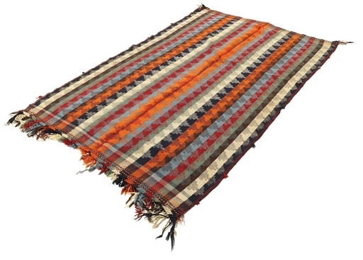 Original Modern Style Kilim Deko Design 235 X 143 Cm Top Condition