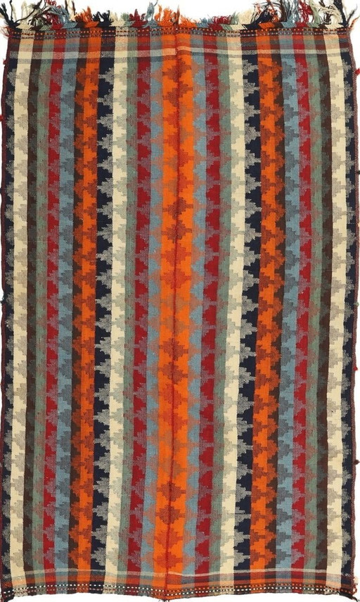 Original Modern Style Kilim Deko Design 235 X 143 Cm Top Condition