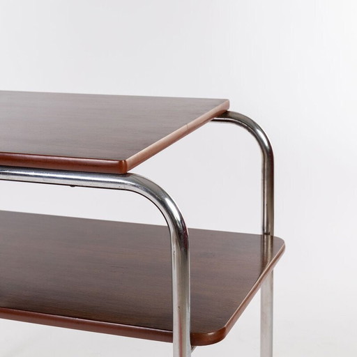 Tablette Bauhaus vintage en oakwood, 1930s