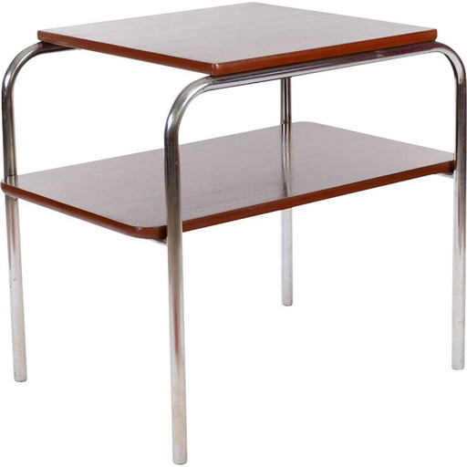 Tablette Bauhaus vintage en oakwood, 1930s