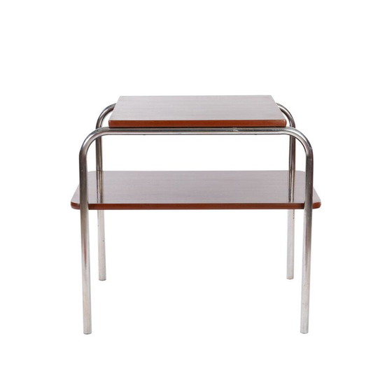 Image 1 of Tablette Bauhaus vintage en oakwood, 1930s