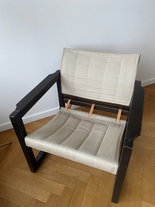 Fauteuil Safari Creafort par J.G. Steenkamer, années 70