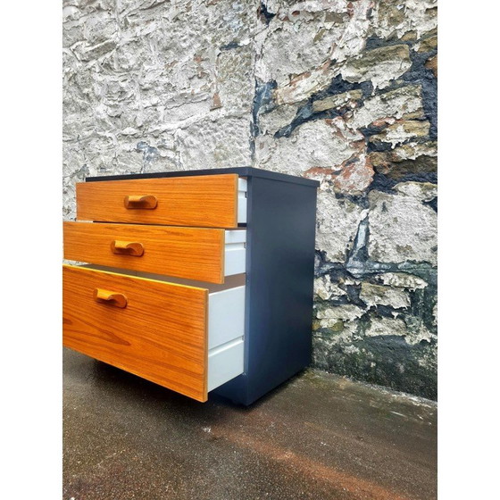 Image 1 of Commode vintage en chêne à 3 tiroirs pour Austinsuite Furniture