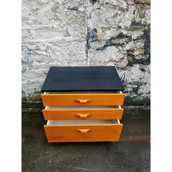 Image 1 of Commode vintage en chêne à 3 tiroirs pour Austinsuite Furniture