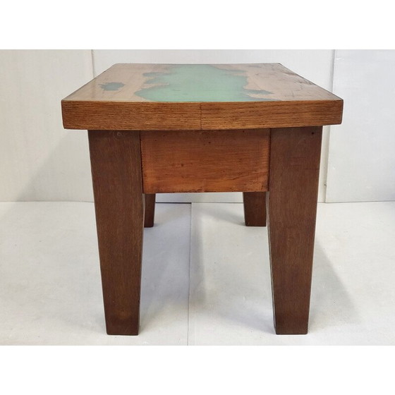 Image 1 of Table d'appoint vintage en résine époxy, 1960