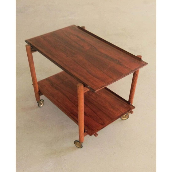 Image 1 of Table de bar modulaire en palissandre Poul Hundevad danois 1960s