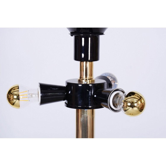 Image 1 of Lampadaire Vintage Art Déco en laiton par Kamenický Šenov, Tchécoslovaquie 1960