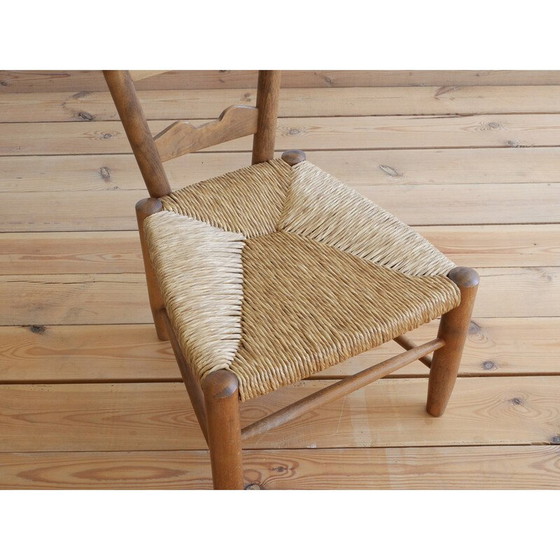 Image 1 of Chaise de cheminée en bois vintage par Gio Ponti pour Casa E Giardino, Italie 1930