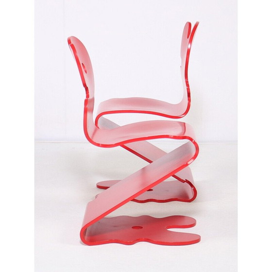 Image 1 of Verner Panton Chaises Pantonic 5010 pour Studio Hag