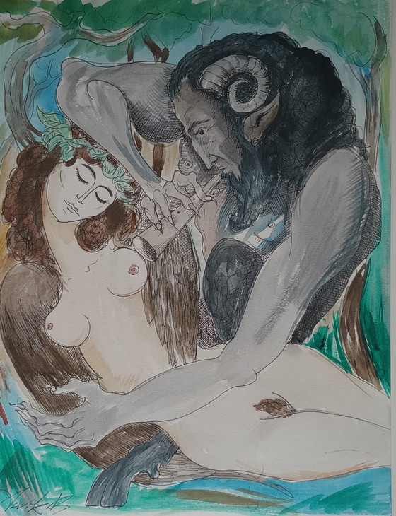 Image 1 of Awik Balaian - Faune et nymphe