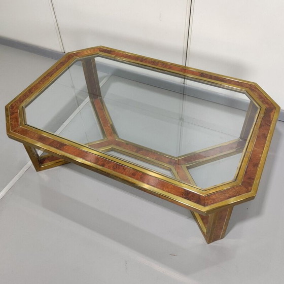 Image 1 of Table basse en laiton vintage Romeo Rega