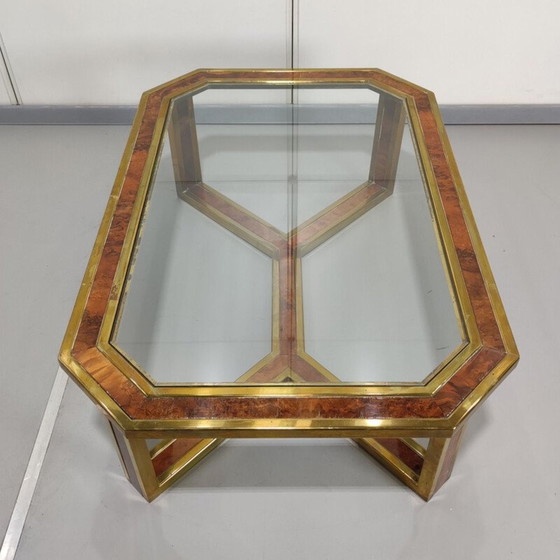 Image 1 of Table basse en laiton vintage Romeo Rega