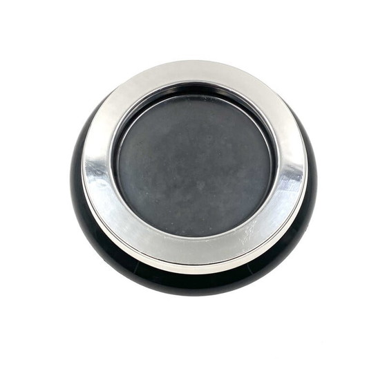 Image 1 of Cendrier noir vintage mod.4635 par Sergio Asti pour Kartell, Italie 1967